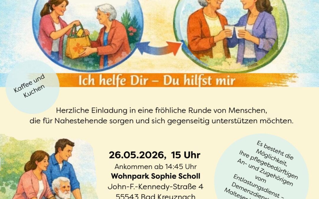 26.05.: Speed-Dating: Pflegen verbindet