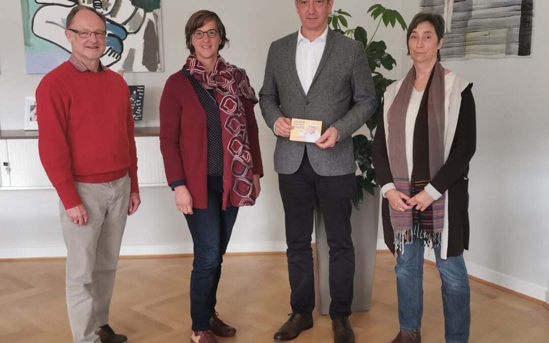 Oberbürgermeister Letz im Gespräch mit dem Pflegenetz Bad Kreuznach