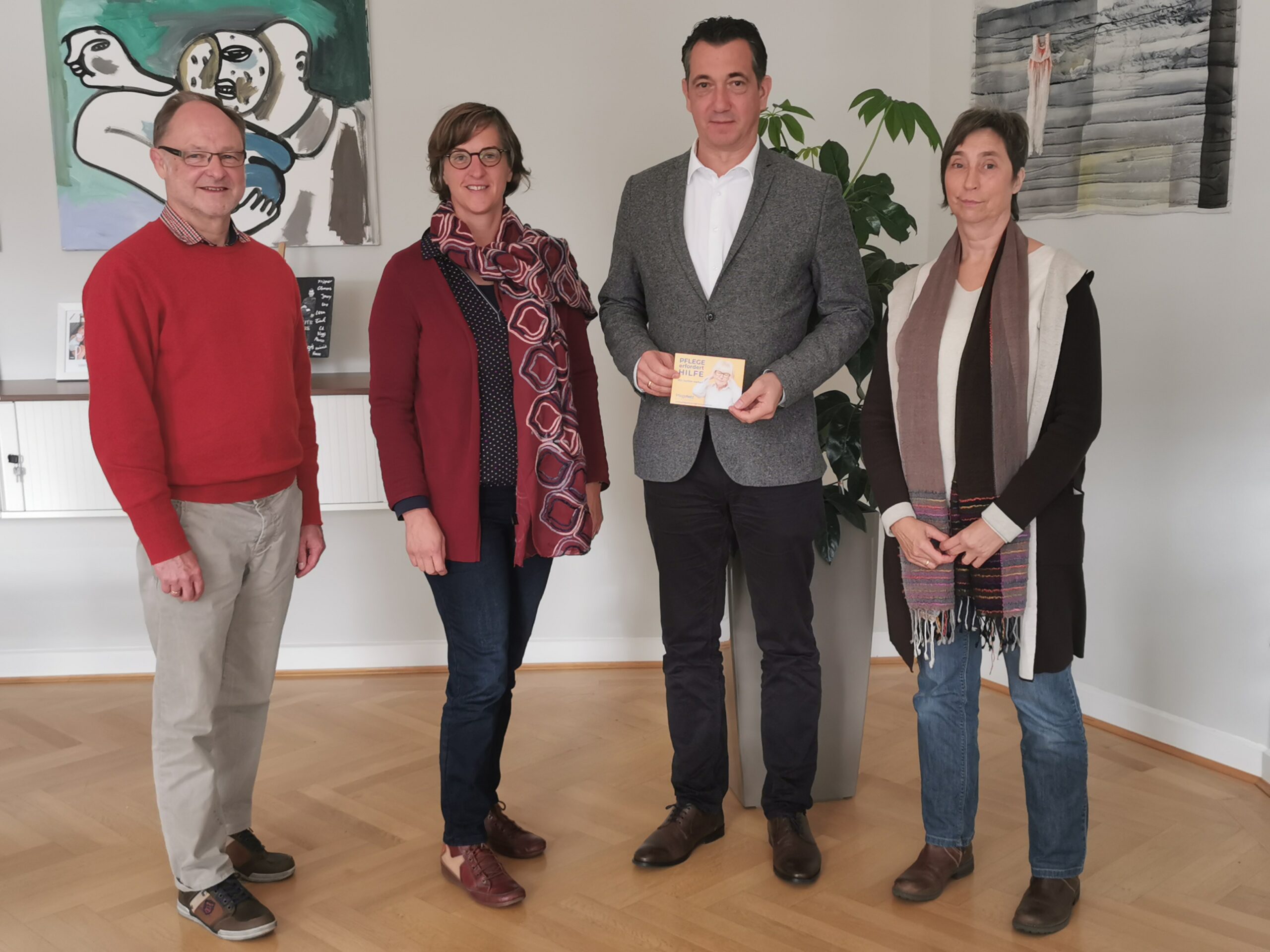 Oberbürgermeister Letz im Gespräch mit dem Bad Kreuznach